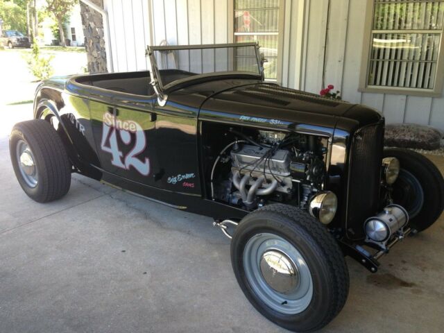 1932 black Ford roadster roadster