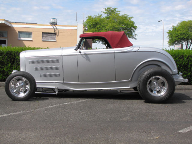 1932 Silver Ford Highboy Convertible Convertible