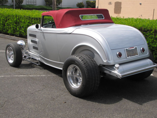 1932 Silver Ford Highboy Convertible Convertible