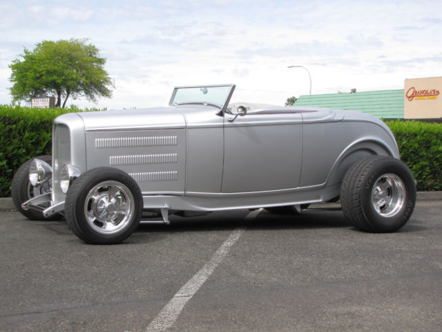 1932 Silver Ford Highboy Convertible Convertible