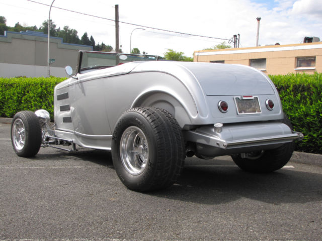 1932 Silver Ford Highboy Convertible Convertible