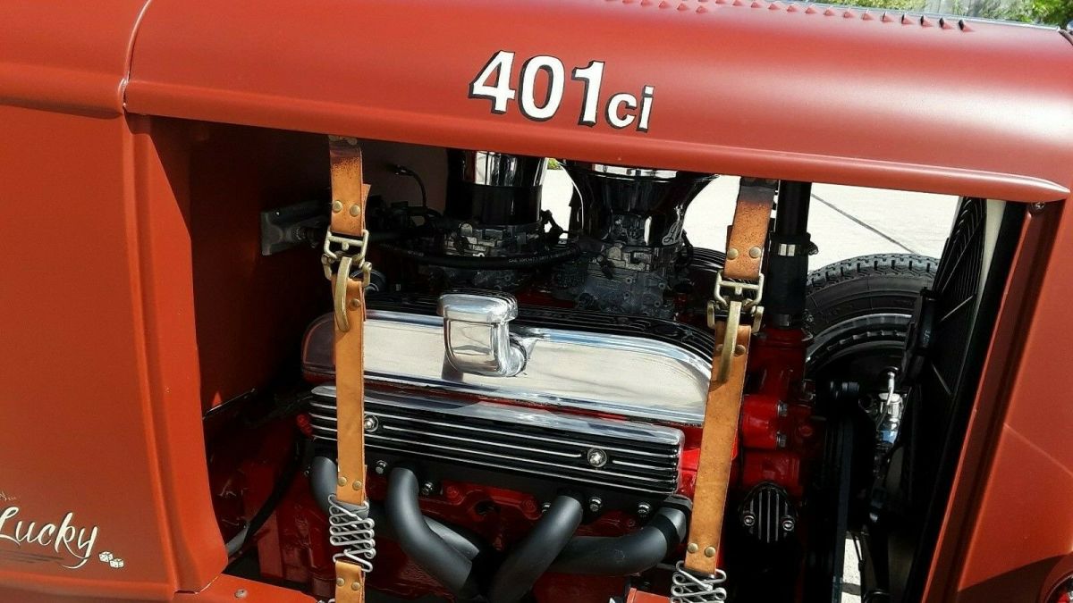1932 Red Ford Highboy Hot Rod ROADSTER HIGH BOY