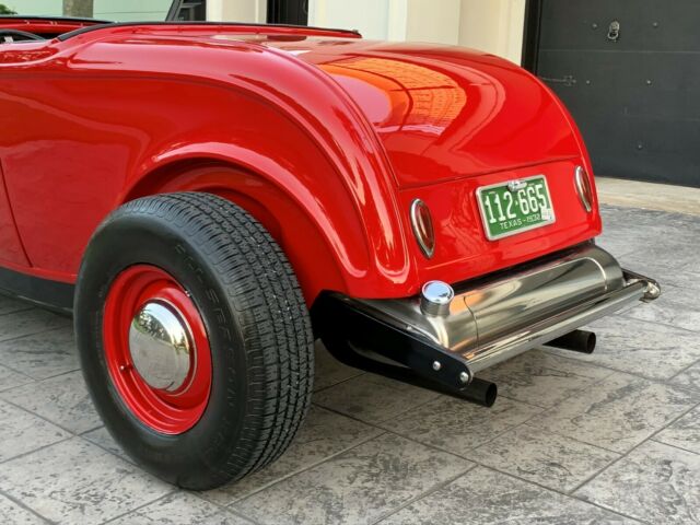 1932 Red Ford Highboy Roadster
