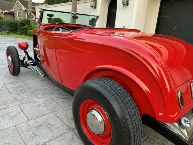 1932 Red Ford Highboy Roadster