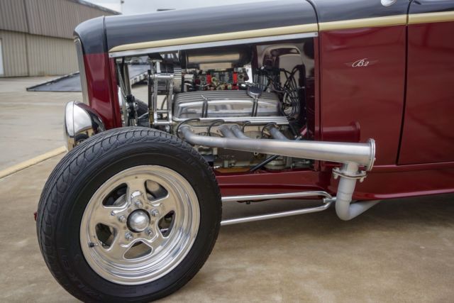 1932 Burgundy Ford Model B Roadster