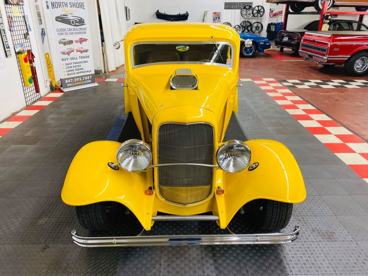 1932 Yellow Ford Hot Rod / Street Rod Coupe