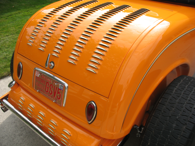 1932 Orange,  cream cycle Ford Other roadster