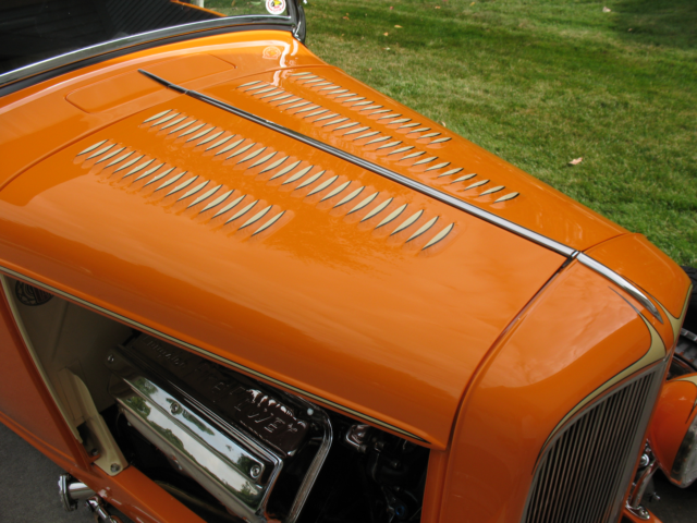 1932 Orange,  cream cycle Ford Other roadster