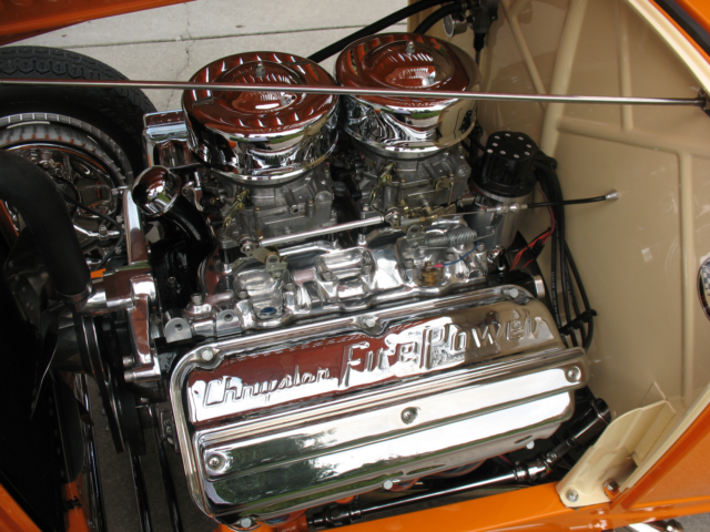 1932 Orange,  cream cycle Ford Other roadster