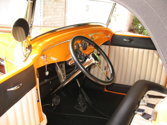 1932 Orange,  cream cycle Ford Other roadster