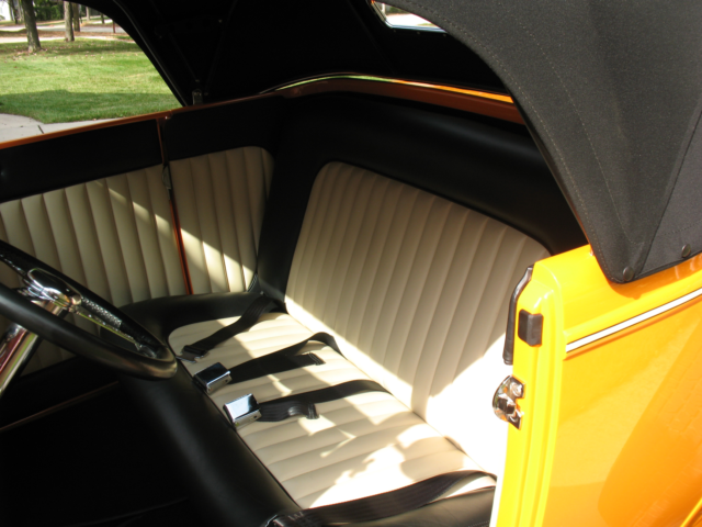 1932 Orange,  cream cycle Ford Other roadster