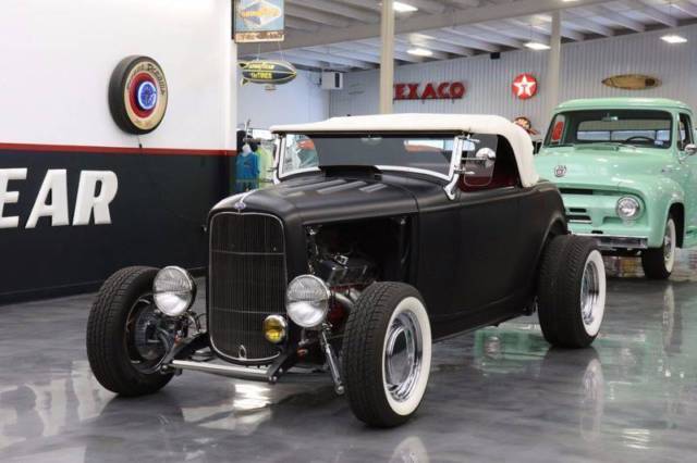 1932 Black Ford Model A Convertible