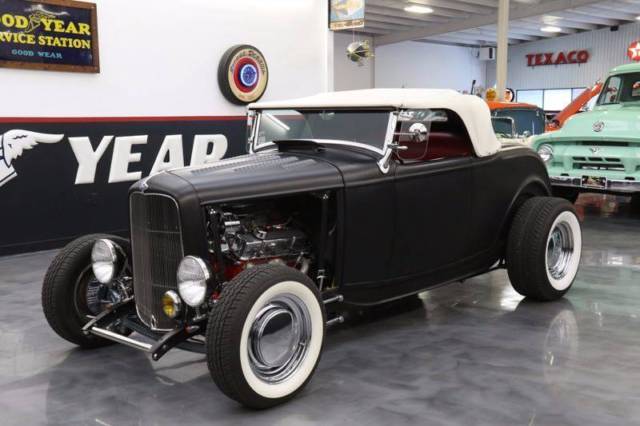 1932 Black Ford Model A Convertible