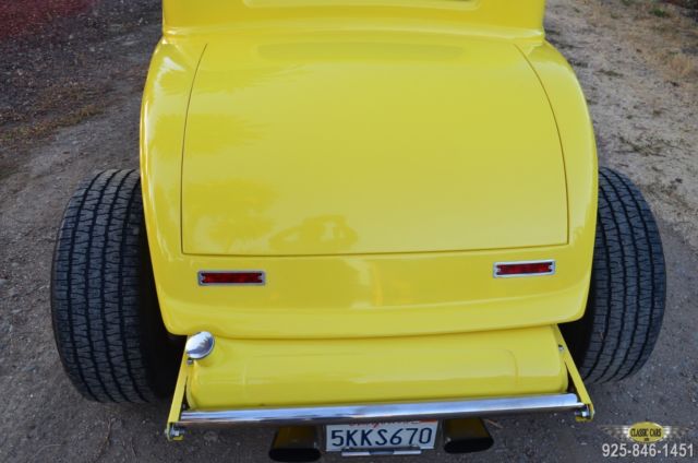 1932 Yellow Ford Model A Coupe