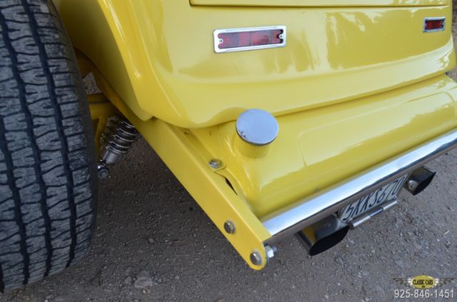 1932 Yellow Ford Model A Coupe