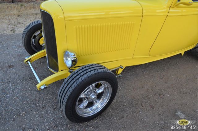 1932 Yellow Ford Model A Coupe
