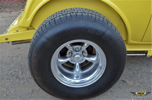 1932 Yellow Ford Model A Coupe