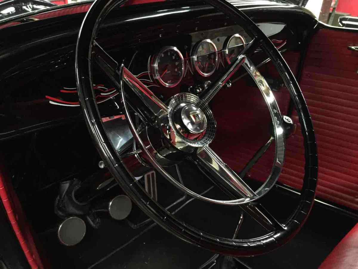 1932 Black Ford Model B Convertible