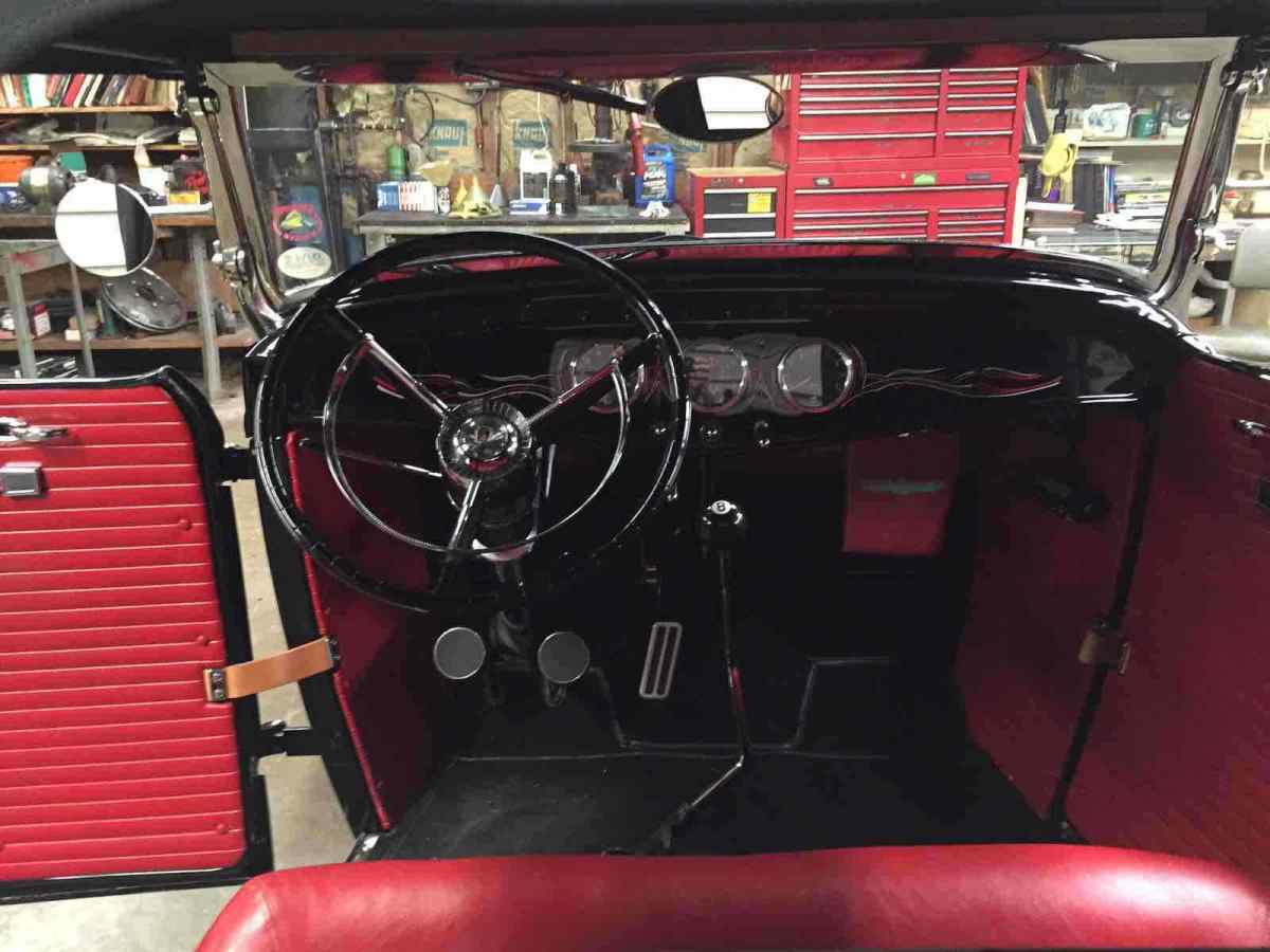 1932 Black Ford Model B Convertible