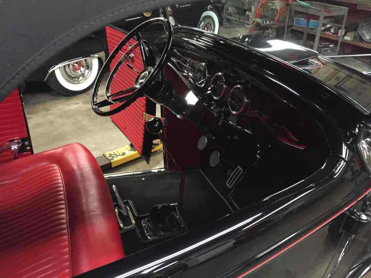 1932 Black Ford Model B Convertible