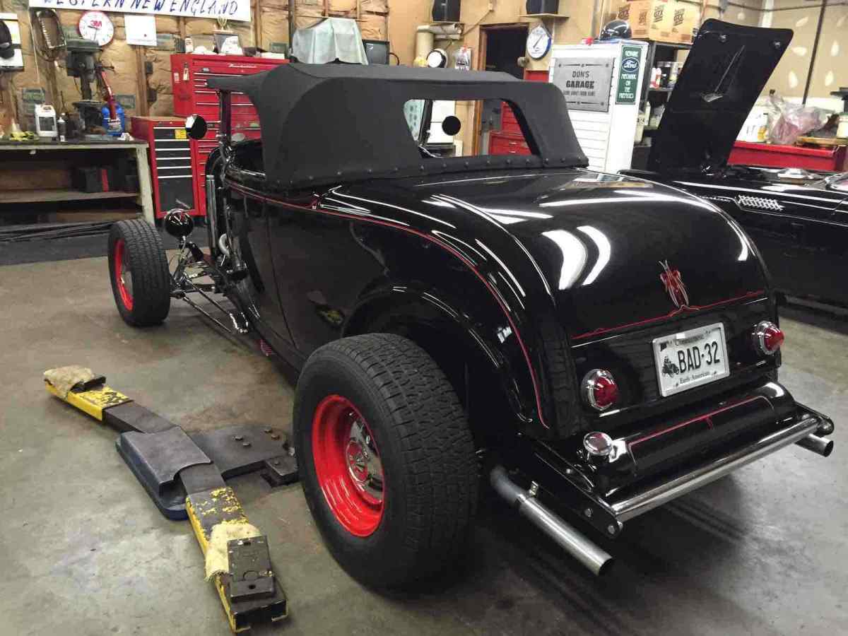 1932 Black Ford Model B Convertible