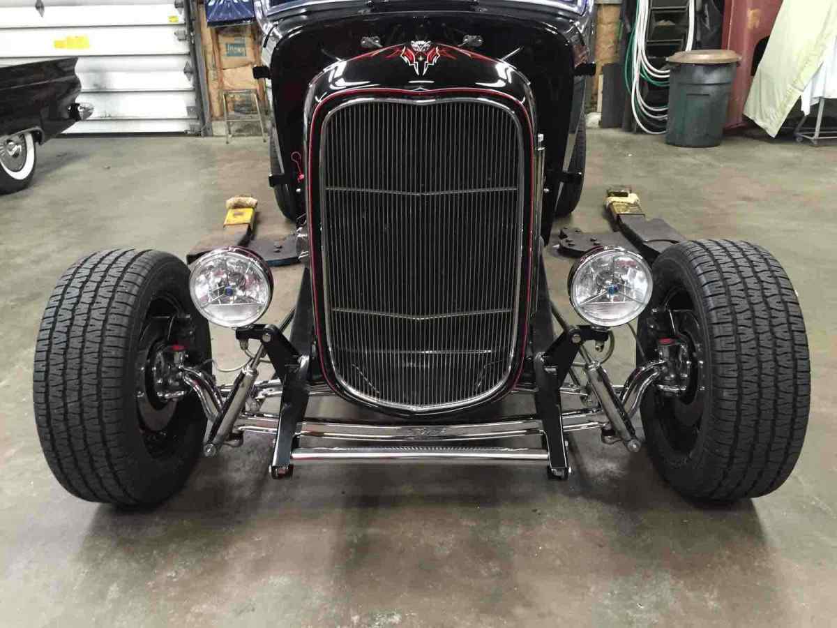 1932 Black Ford Model B Convertible