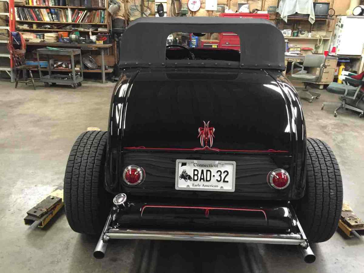 1932 Black Ford Model B Convertible