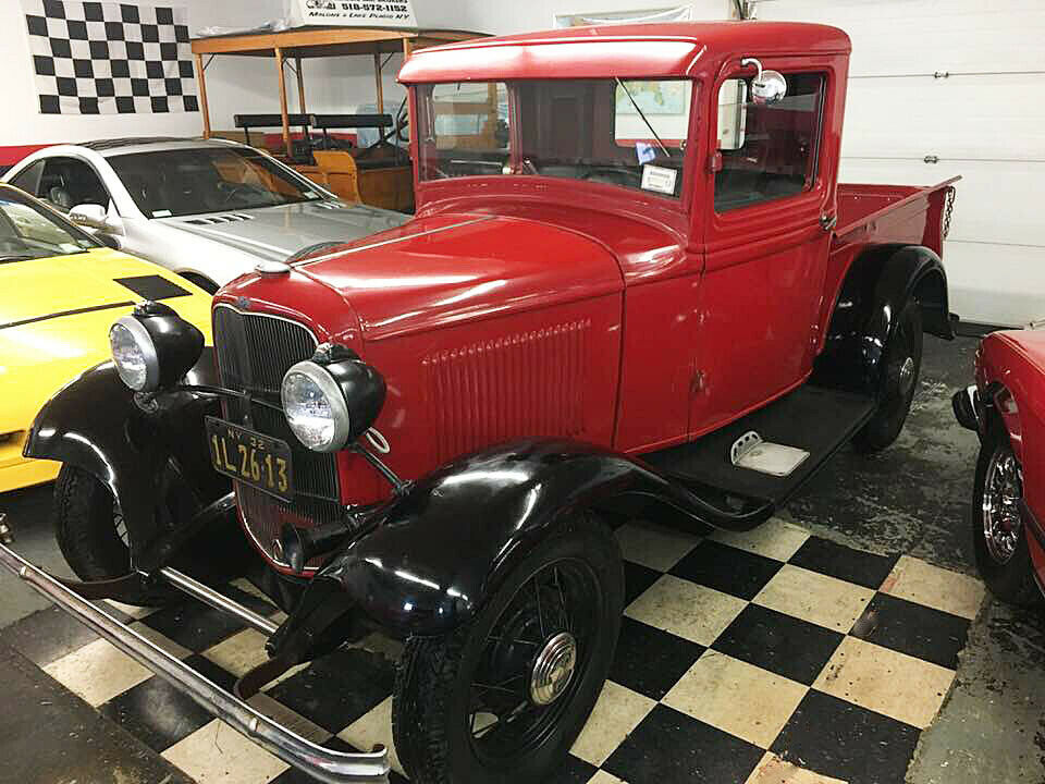1932 Red Ford F-100 Pickup Truck