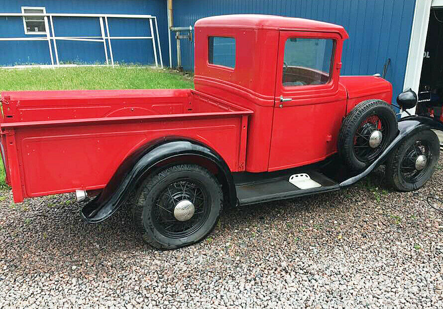 1932 Red Ford F-100 Pickup Truck