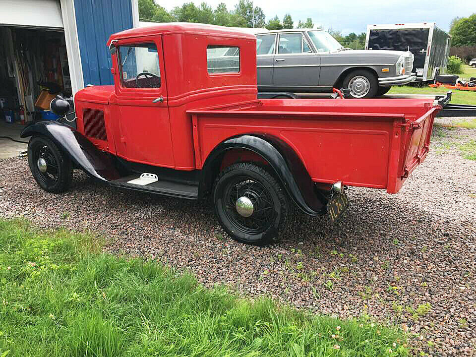 1932 Red Ford F-100 Pickup Truck