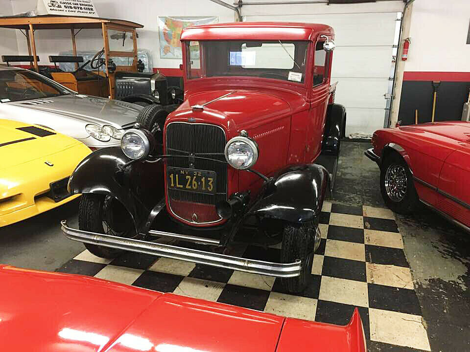 1932 Red Ford F-100 Pickup Truck