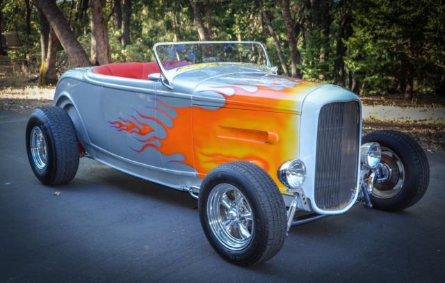 1932 Metallic Silver w/ Flames Ford Other