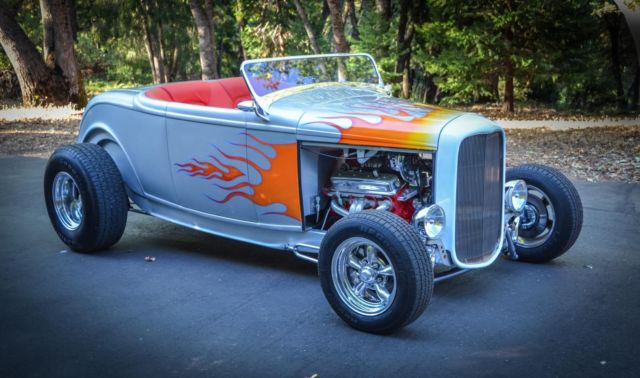 1932 Metallic Silver w/ Flames Ford Other