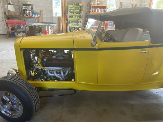 1932 Yellow Ford Model B Coupe