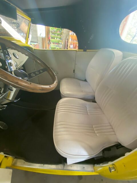 1932 Yellow Ford Model B Coupe