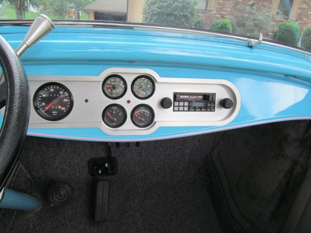 1932 Blue Ford Roadster Convertible