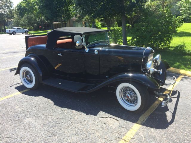 1932 Gloss Black Ford Other Convertible