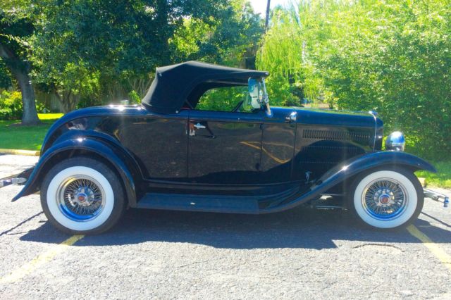 1932 Gloss Black Ford Other Convertible