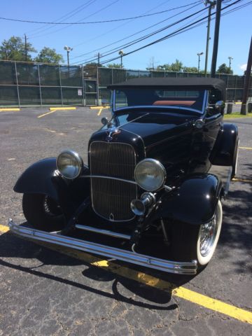 1932 Gloss Black Ford Other Convertible