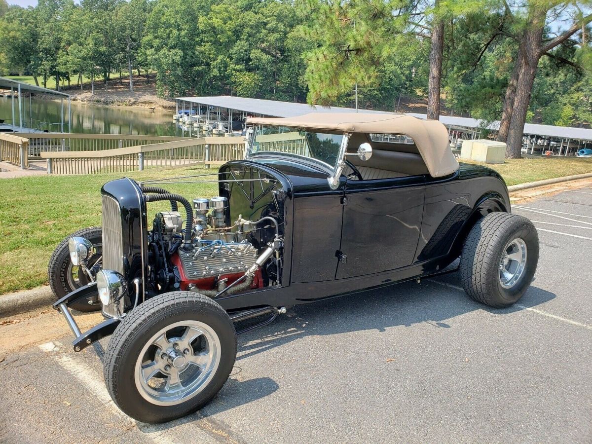 1932 Black Ford Roadster Convertible