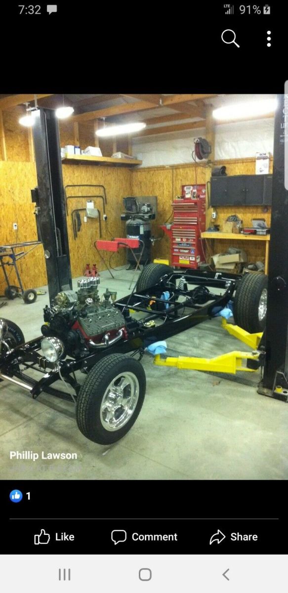 1932 Black Ford Roadster Convertible