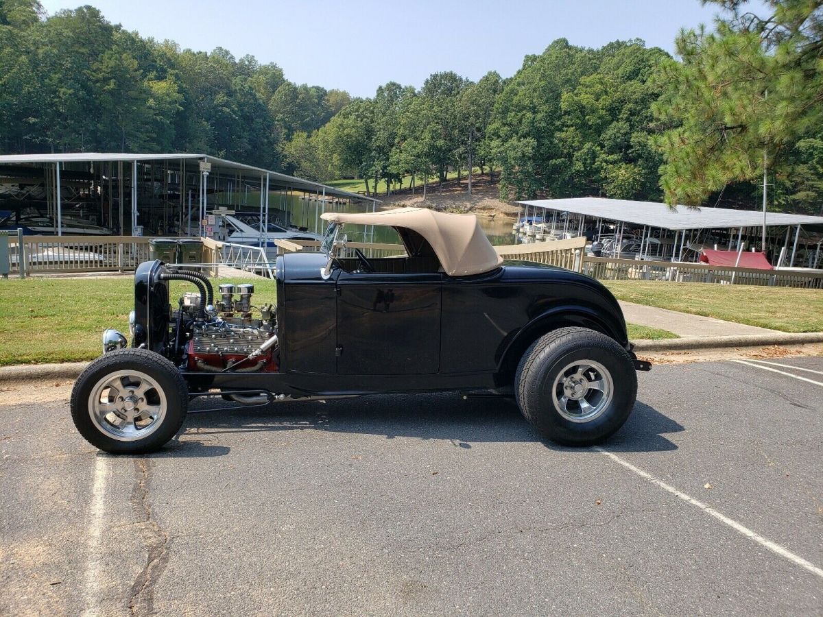 1932 Black Ford Roadster Convertible