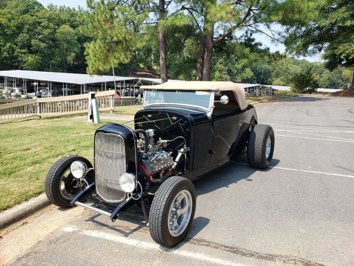 1932 Black Ford Roadster Convertible