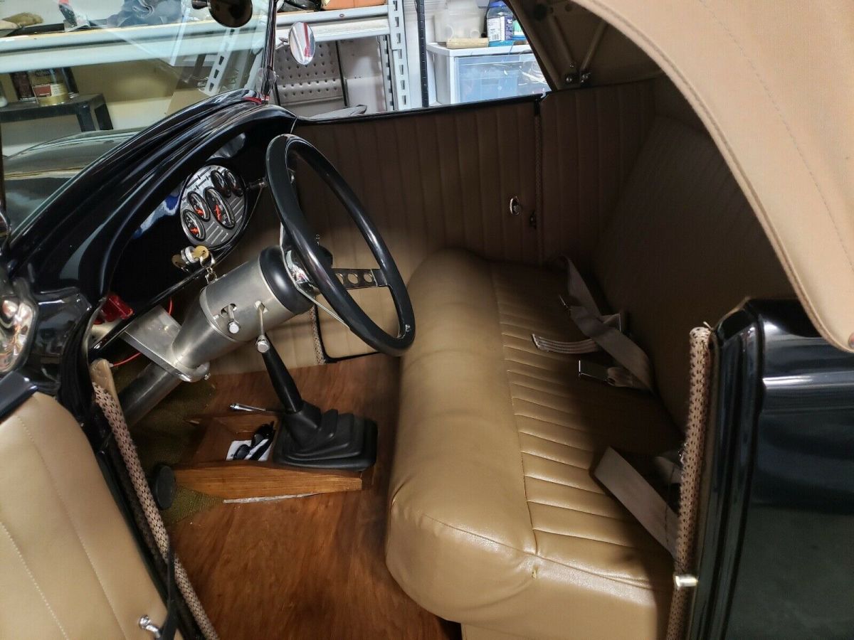 1932 Black Ford Roadster Convertible