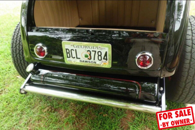 1932 Black Ford Roadster Convertible