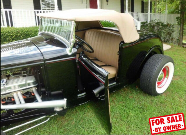 1932 Black Ford Roadster Convertible
