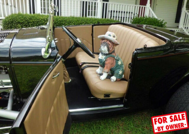 1932 Black Ford Roadster Convertible