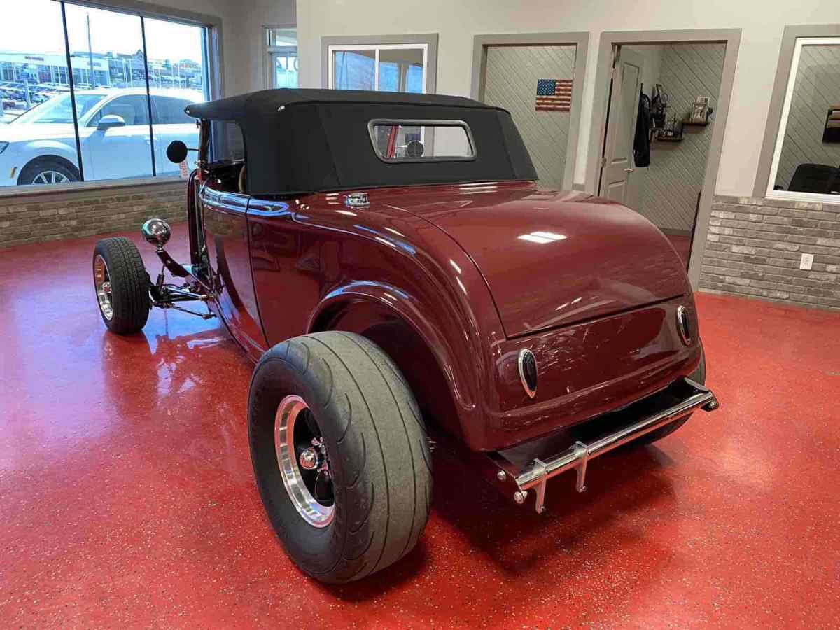 1932 Red Ford Roadster Convertible