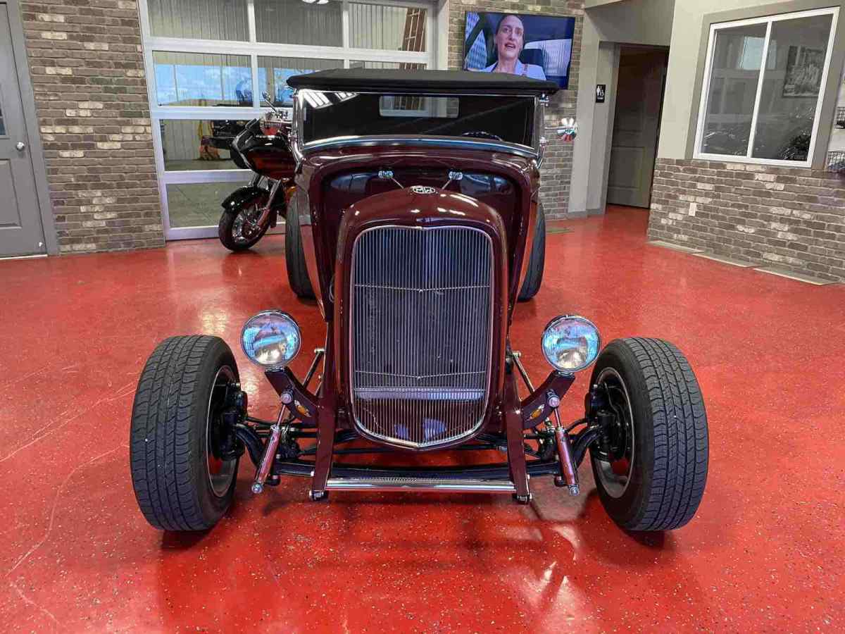 1932 Red Ford Roadster Convertible