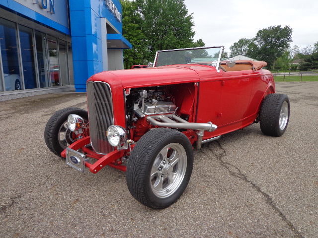 1932 Red Ford Roadster Convertible